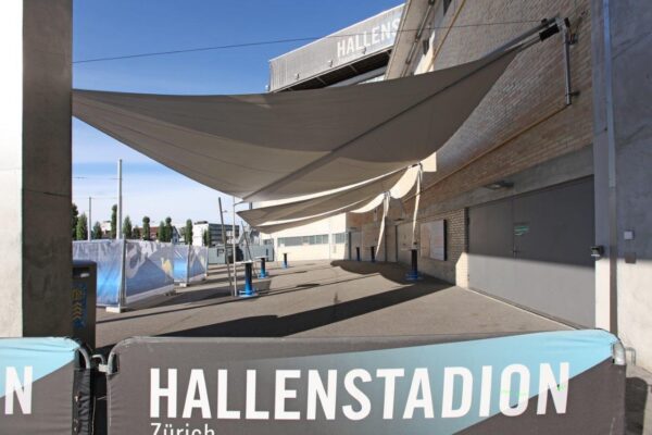Hallenstadion Zürich mit Sonnensegelsystem | Guggenberger GmbH